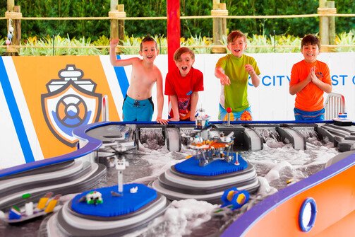 SARASOTA, FL - March 11, 2016 -- LEGOLAND Florida Resort opens Build-a-Boat In the Water Park.  (PHOTO / CHIP LITHERLAND)