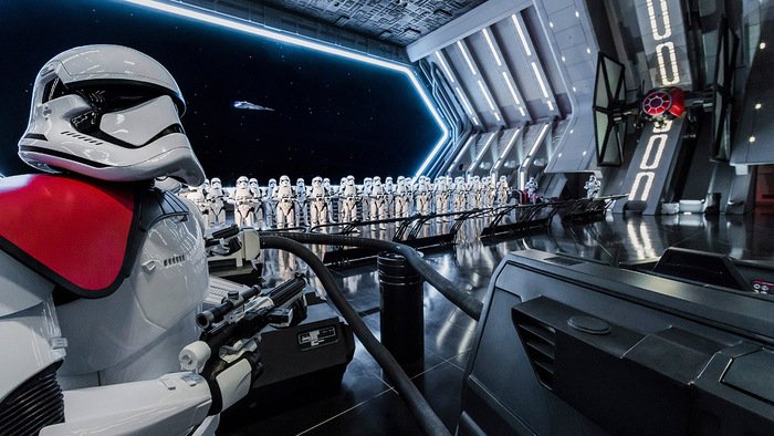 Rise-of-the-resistance-1 RISE OF THE RESISTANCE -- Disney guests will traverse the corridors of a Star Destroyer and join an epic battle between the First Order and the Resistance – including a face-off with Kylo Ren – when Star Wars: Rise of the Resistance opens Dec. 5, 2019 at Walt Disney World Resort in Florida and Jan. 17, 2020 at Disneyland Resort in California. At 14 acres each, Star Wars: Galaxy’s Edge at Disneyland Park and Disney’s Hollywood Studios is Disney’s largest single-themed land expansion ever. (Joshua Sudock/Disney Parks)