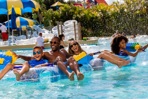 WINTER HAVEN, FL -- Build-a-Raft River at LEGOLAND Water Park at LEGOLAND Florida Resort (PHOTO / LOCK + LAND, Chip Litherland)at LEGOLAND Florida Resort.